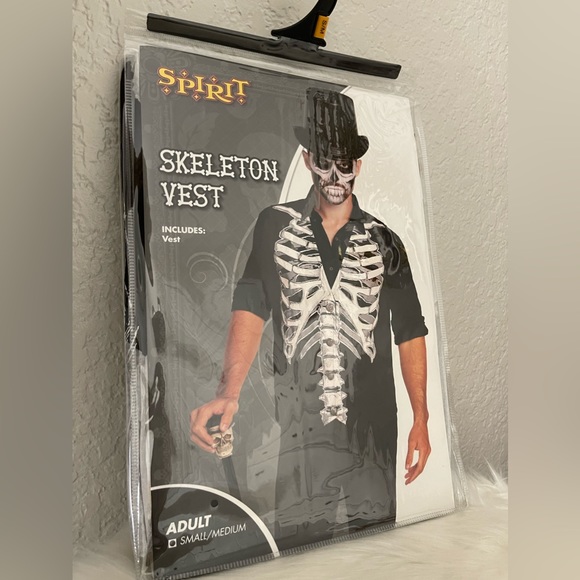 SPIRIT SKELETON VEST Size Adult S/M - Picture 10 of 10